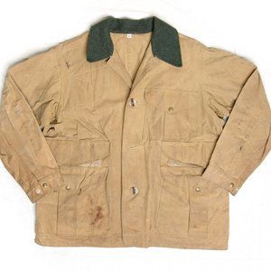 Vintage Filson Tin Cloth Waxed Cotton Jacket | Hunting Workwear Coat | Seattle